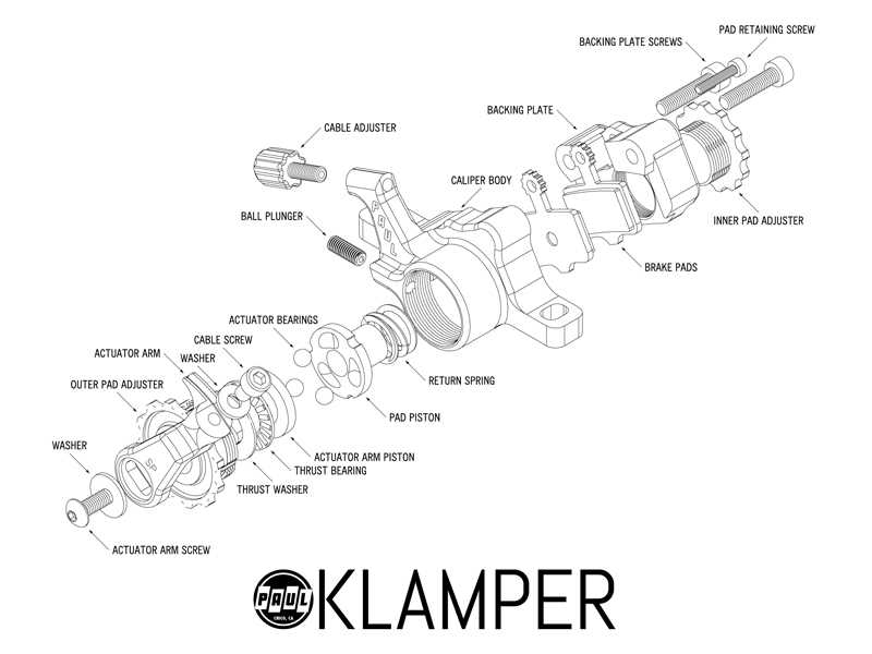 bike disc brake parts diagram