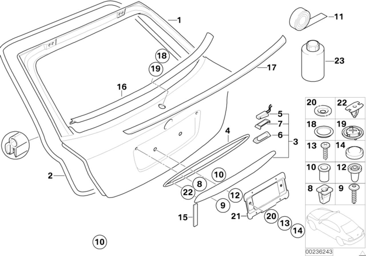 bmw 328i parts diagram