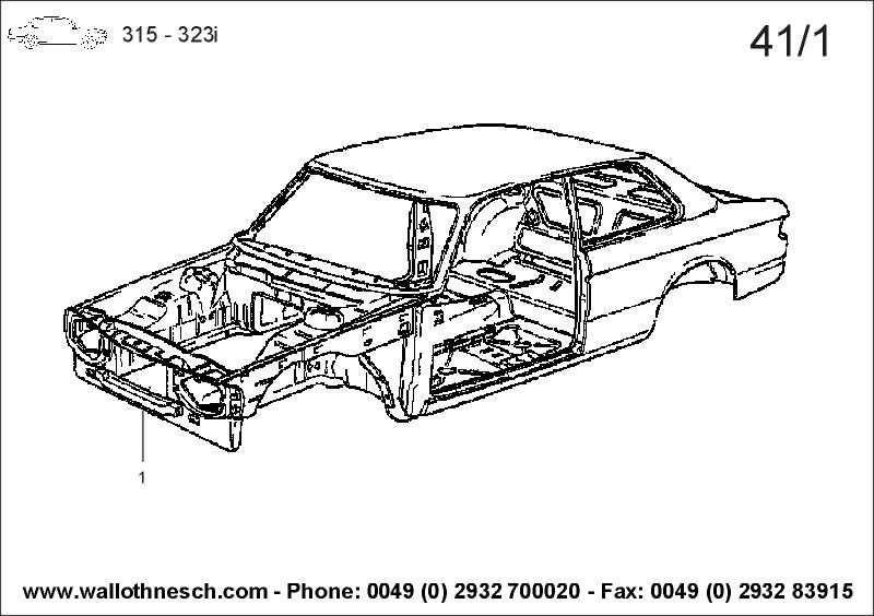 bmw body parts diagram