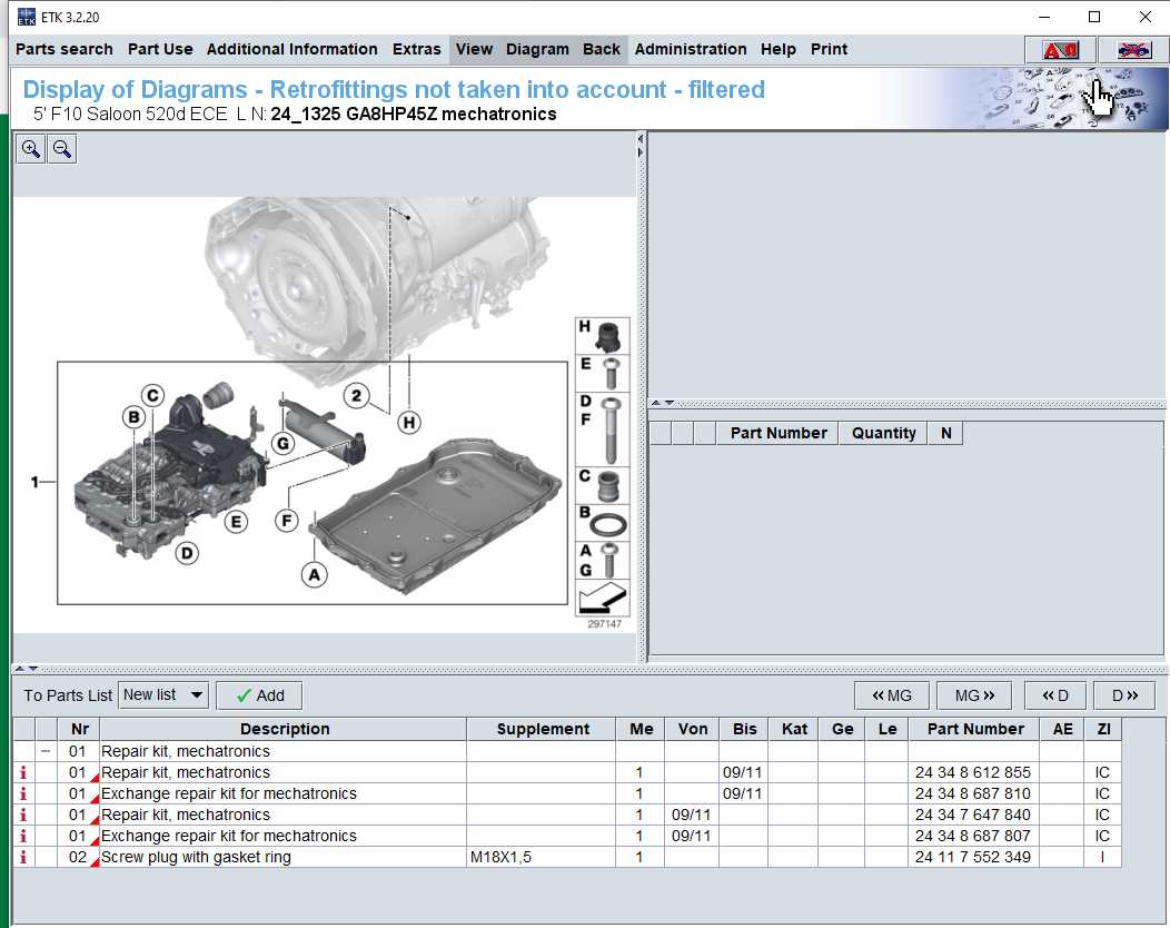 bmw mini parts diagram