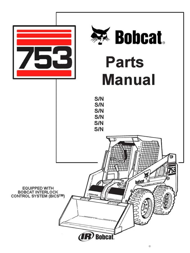 bobcat 751 parts diagram