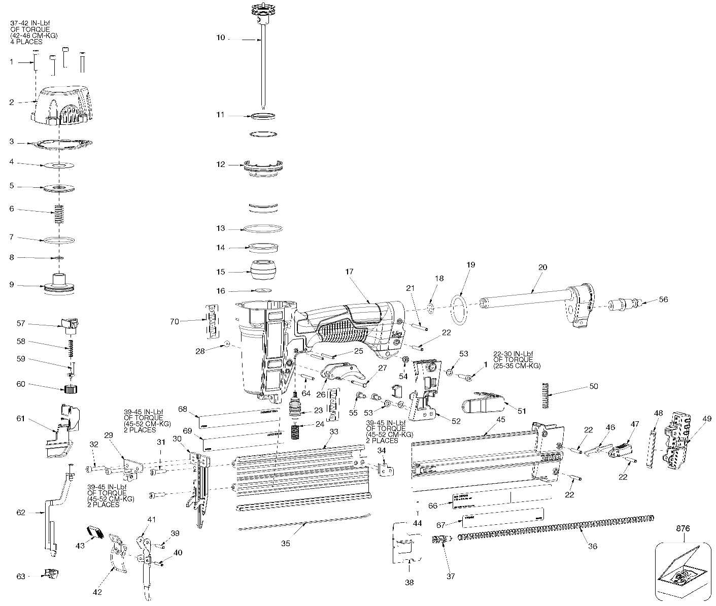 bostitch btfp02012 parts diagram