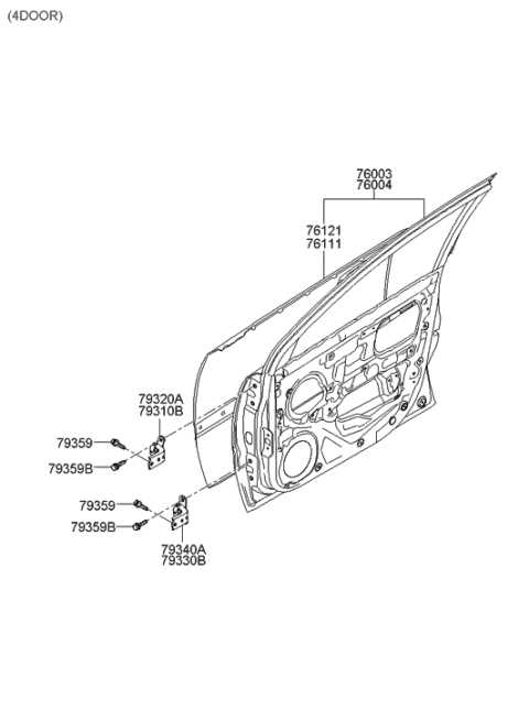 2009 hyundai accent parts diagram