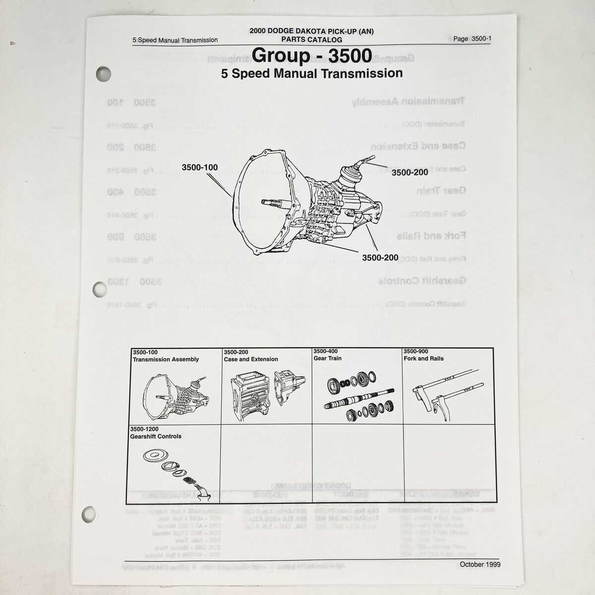 2000 dodge dakota parts diagram