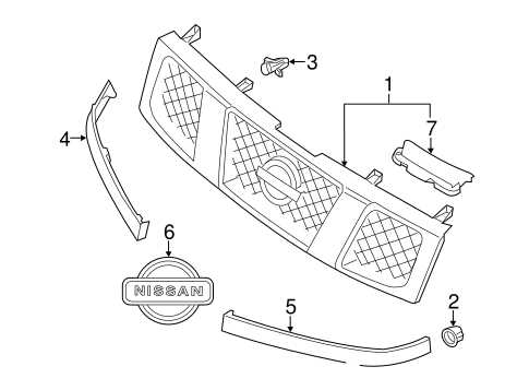 2006 nissan pathfinder parts diagram
