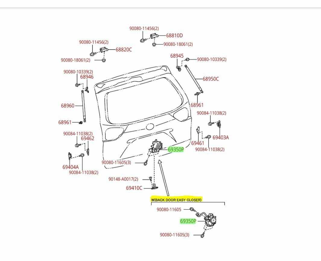 2011 toyota sienna parts diagram