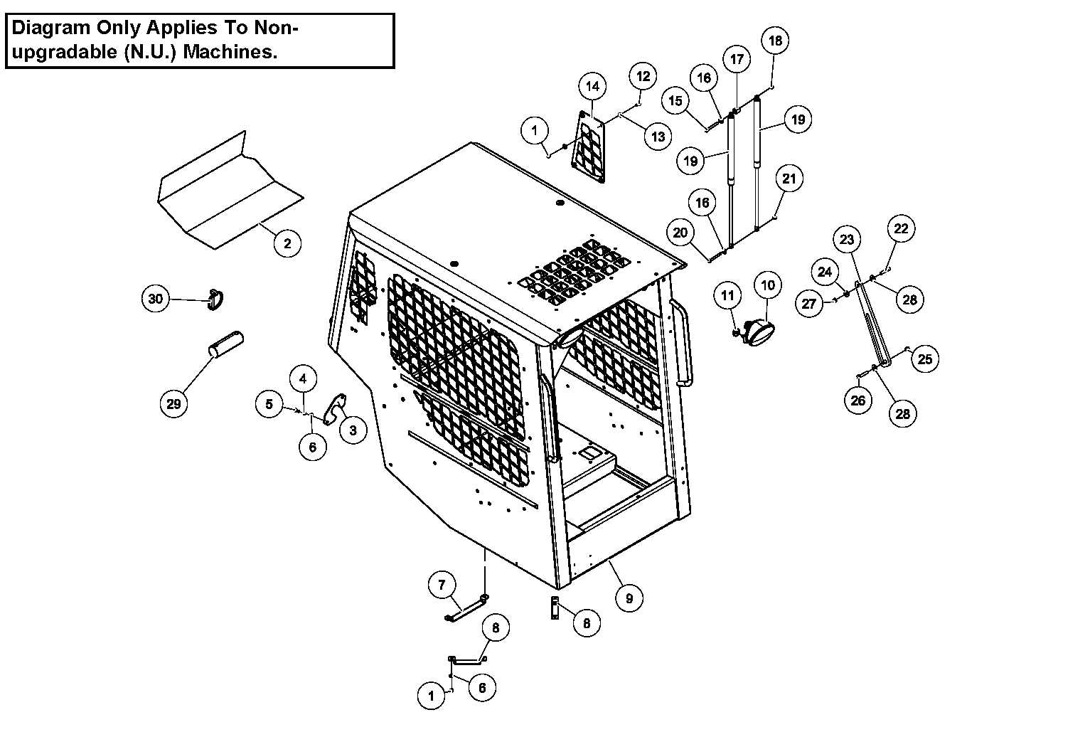 case tr270 parts diagram