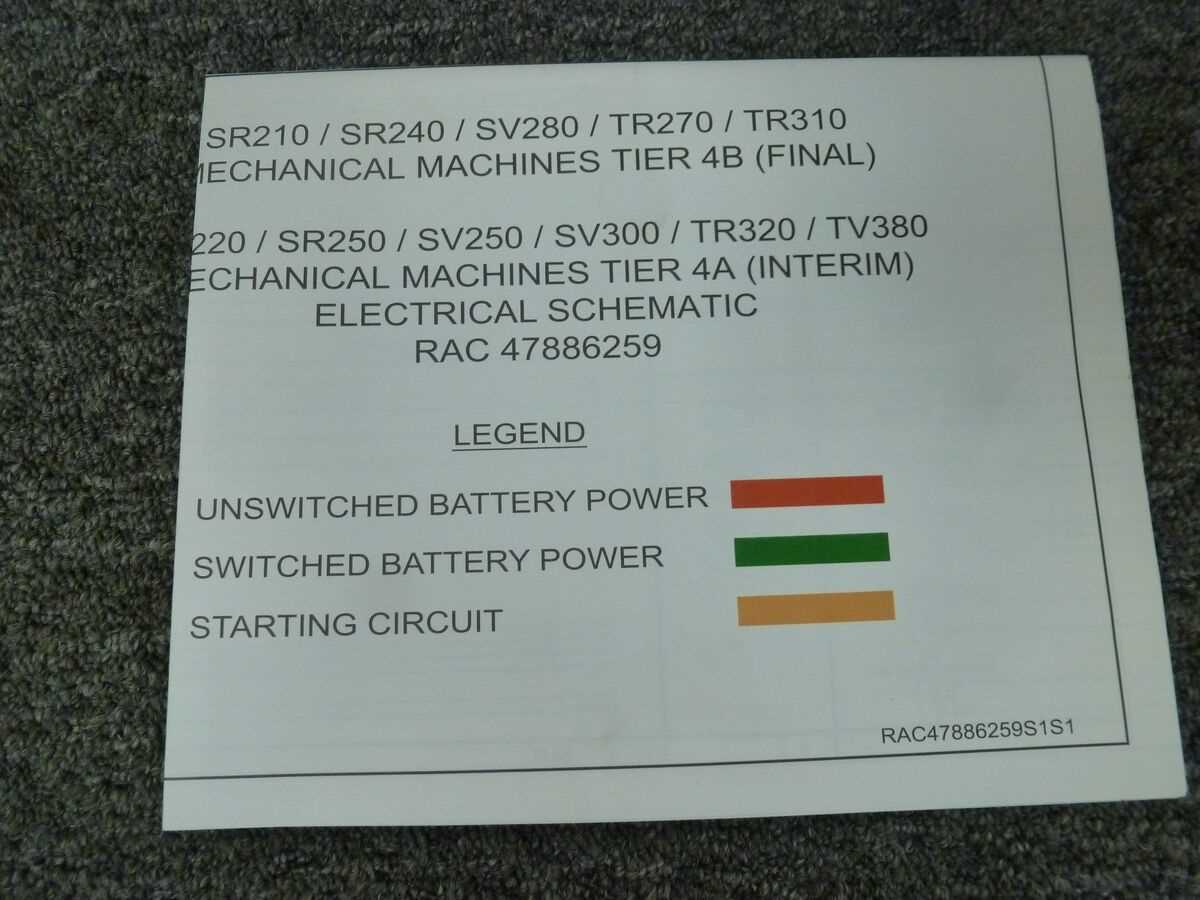 case tr270 parts diagram