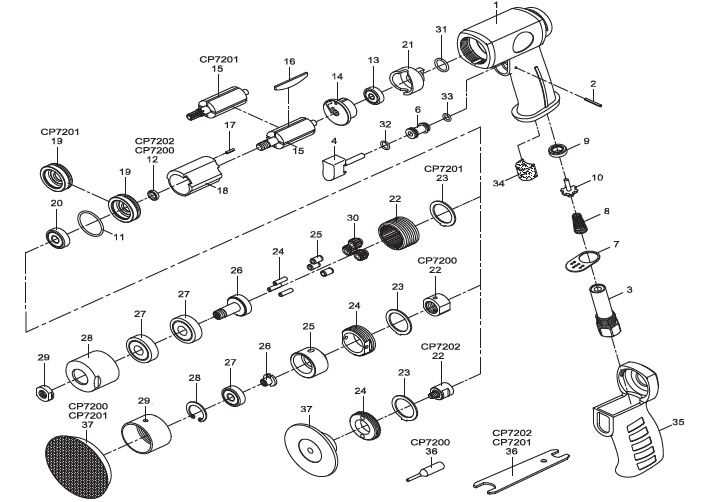 chicago pneumatic parts diagram