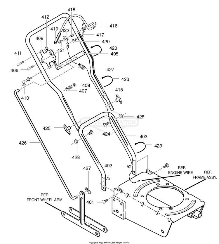 craftsman edger parts diagram