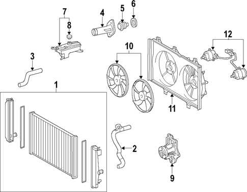 2009 toyota matrix parts diagram
