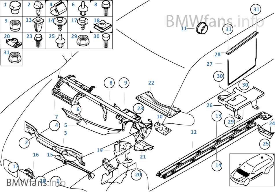 bmw body parts diagram