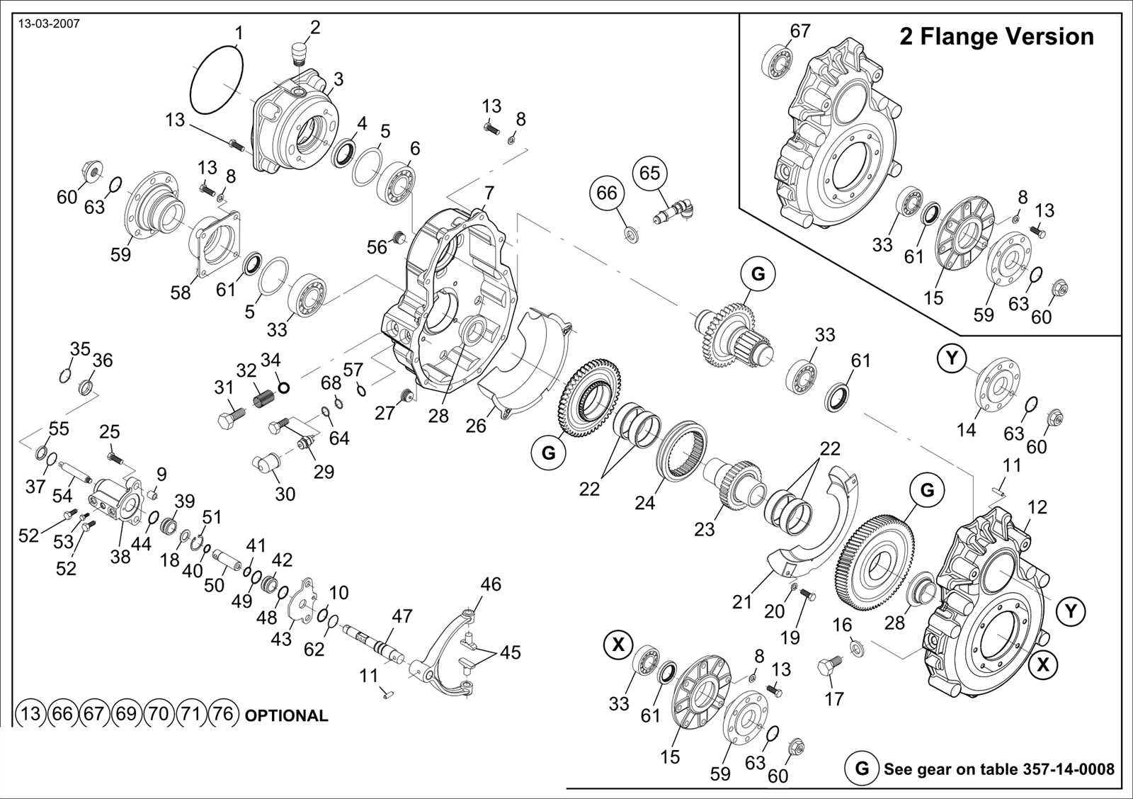 dana 70 parts diagram