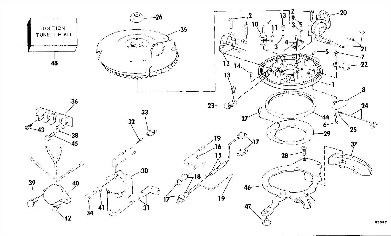 35 hp johnson outboard parts diagram