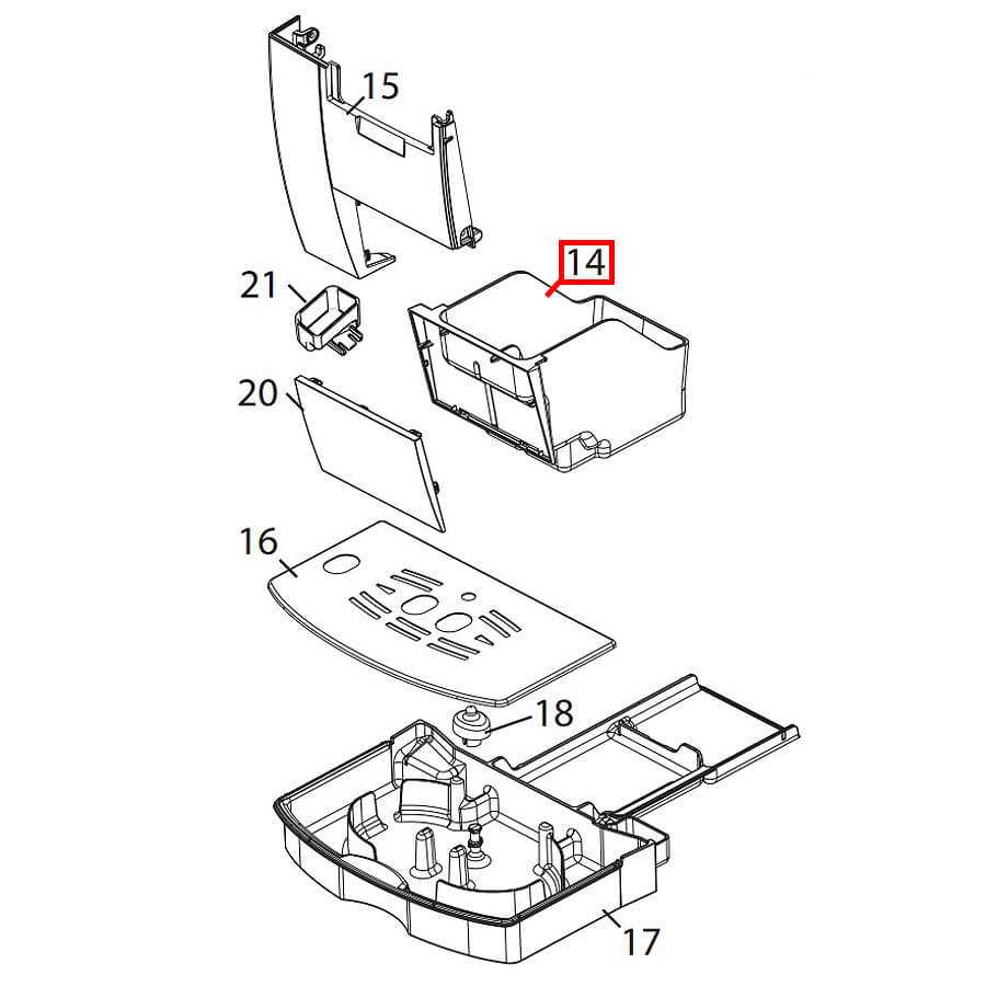 delonghi dinamica parts diagram