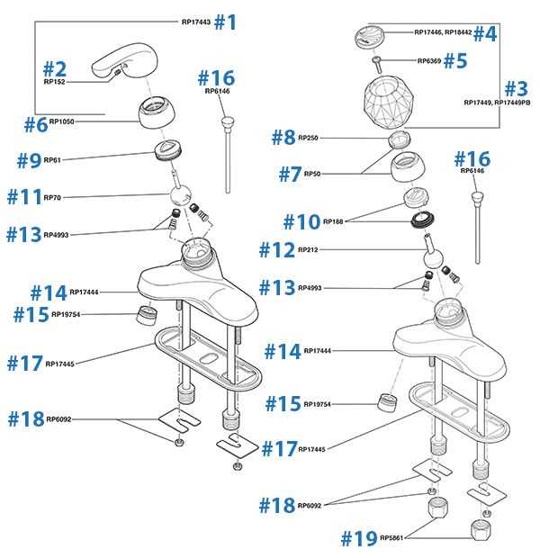 delta faucet parts diagram