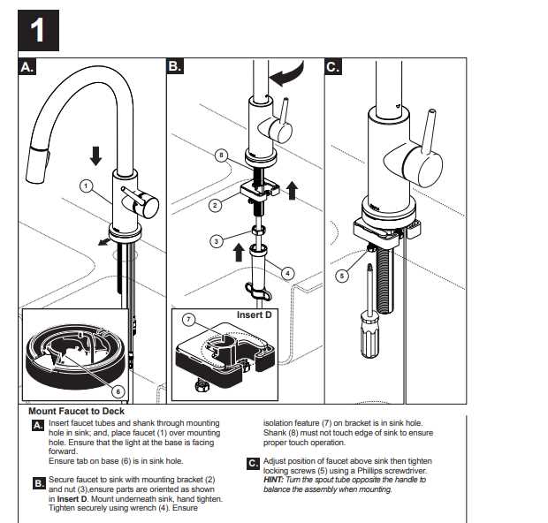 delta touch faucet parts diagram