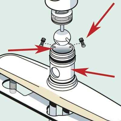 diagram of faucet parts