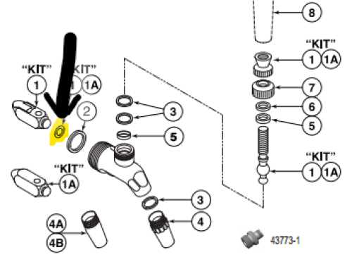 diagram of faucet parts