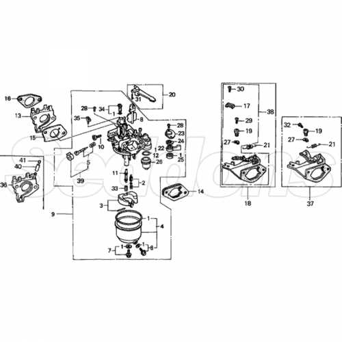 honda gcv190 parts diagram