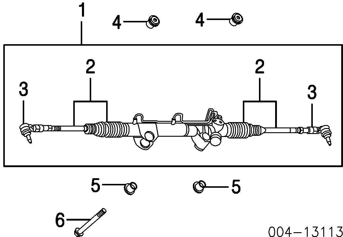 dodge ram 1500 steering parts diagram