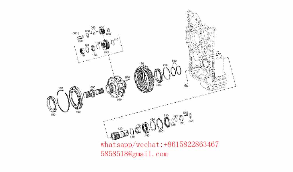 zf 220 transmission parts diagram