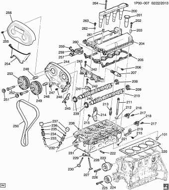 2011 chevy cruze engine parts diagram