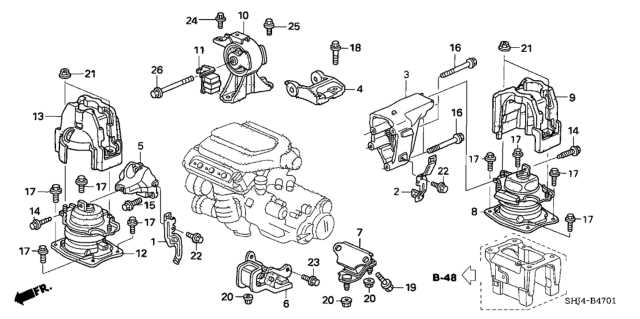 2005 honda odyssey parts diagram