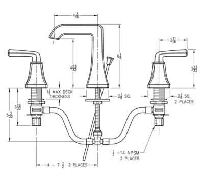 bathtub faucet parts diagram