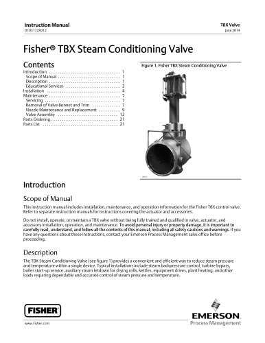 fisher control valve parts diagram