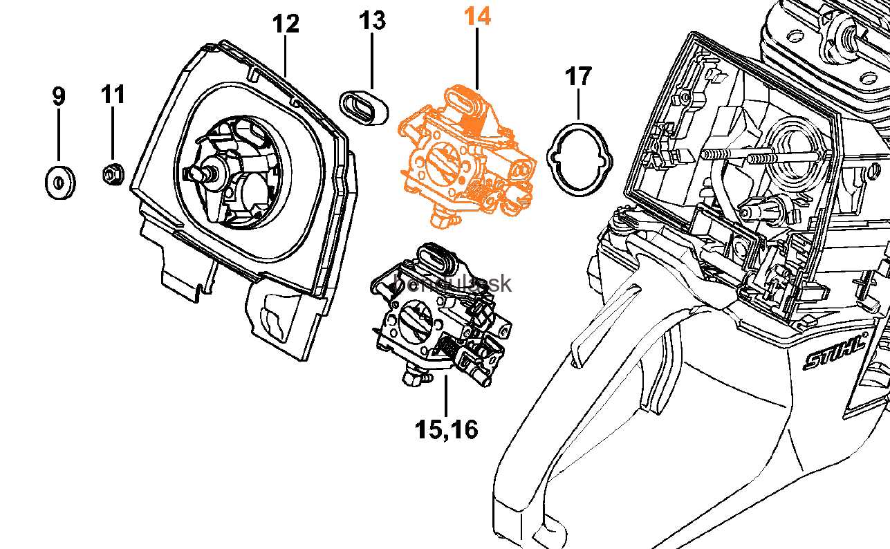 stihl 661 parts diagram