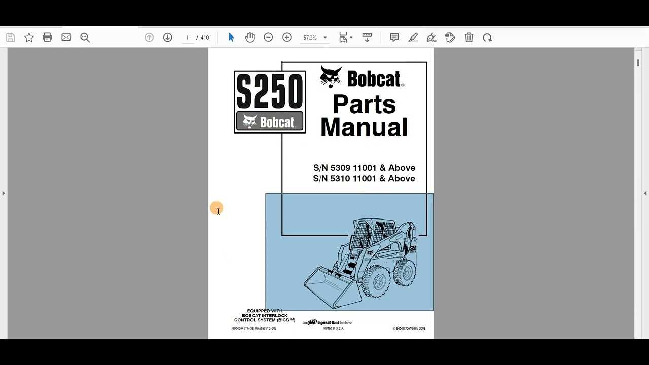 bobcat 751 parts diagram