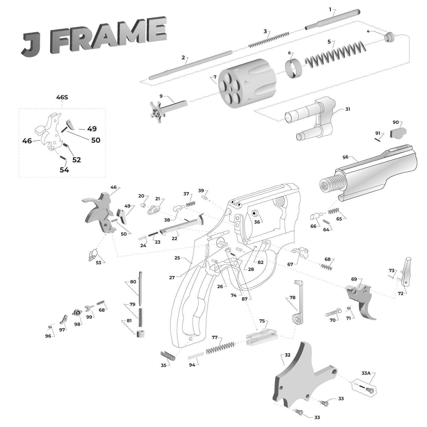 savage 340 parts diagram