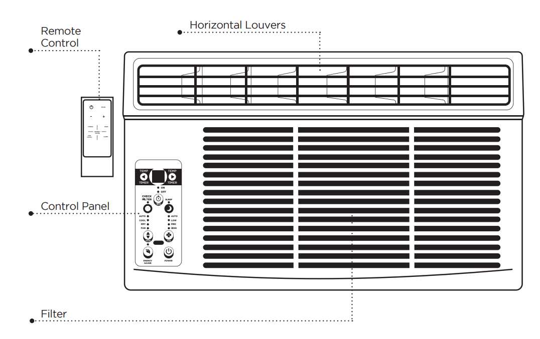 arctic king air conditioner parts diagram