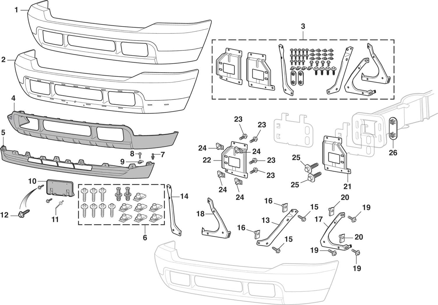 2013 ford f250 front end parts diagram