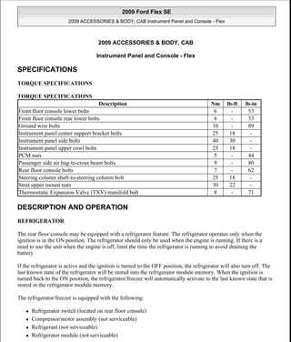 2010 ford flex parts diagram