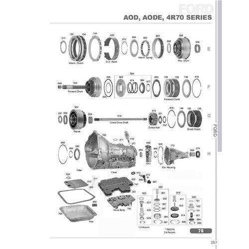 ford c6 parts diagram