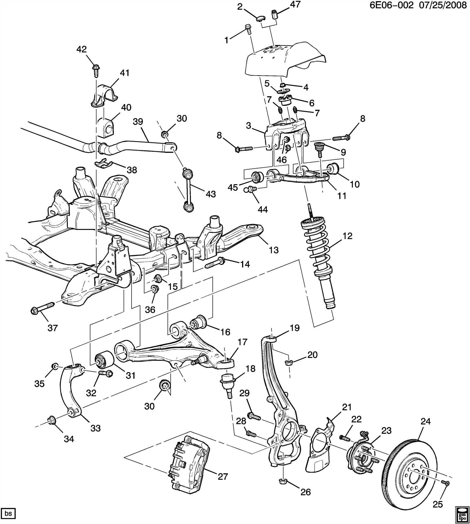 2012 cadillac cts parts diagram