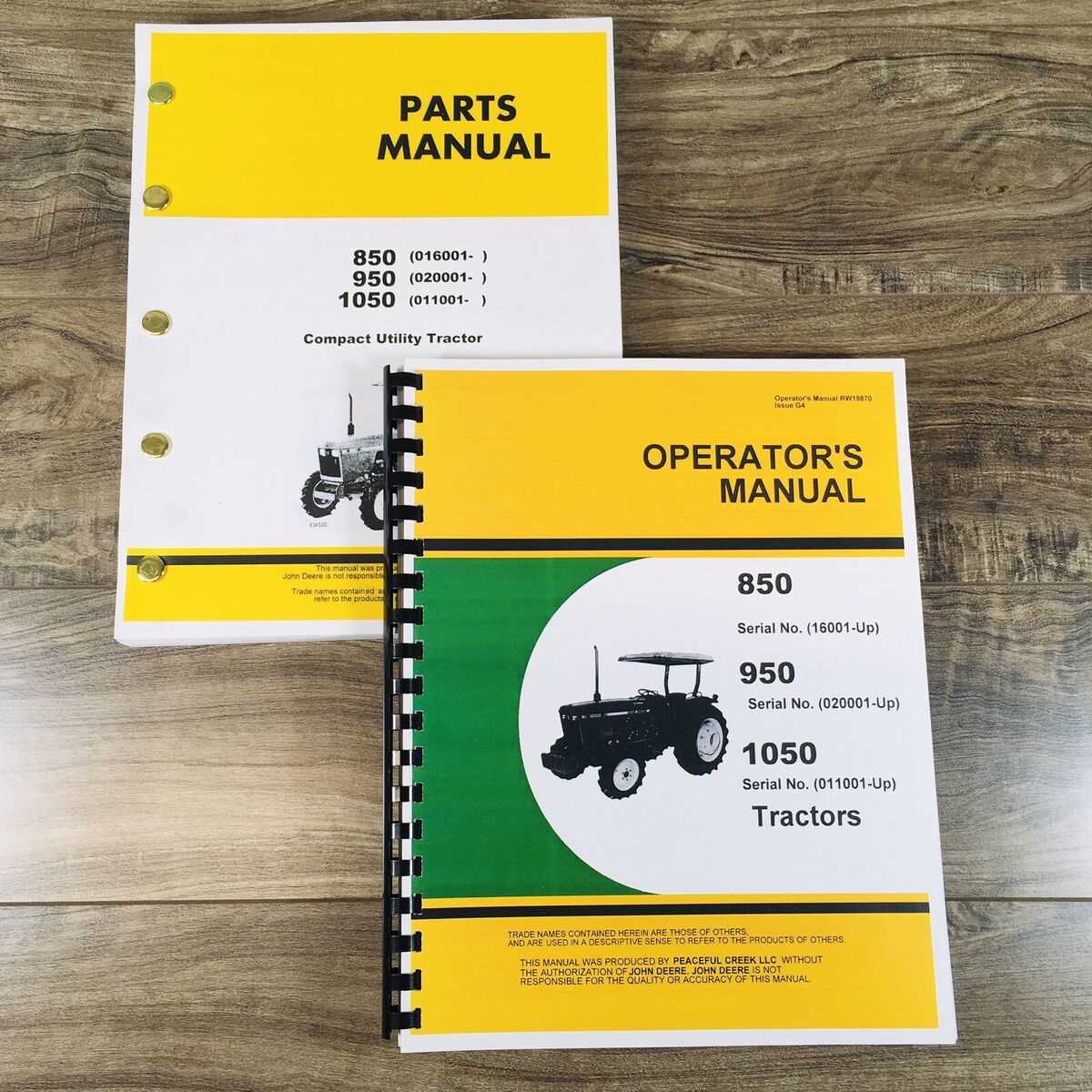 john deere 850 parts diagram