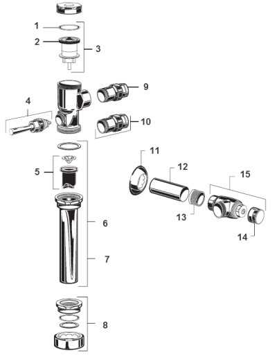 toilet repair parts diagram