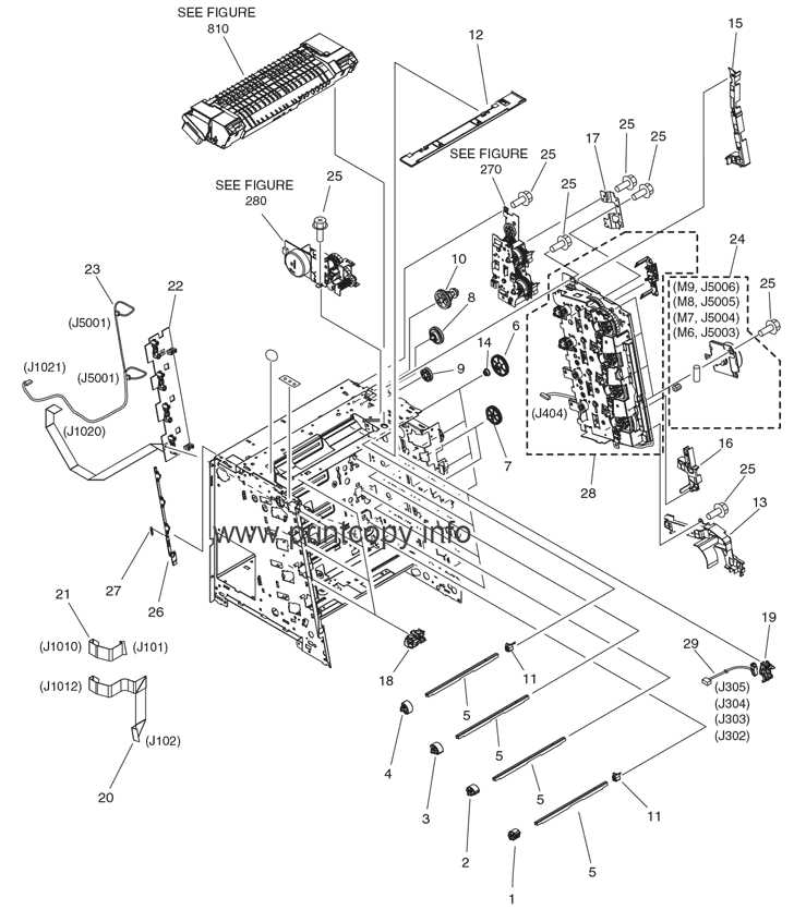 canon printer parts diagram
