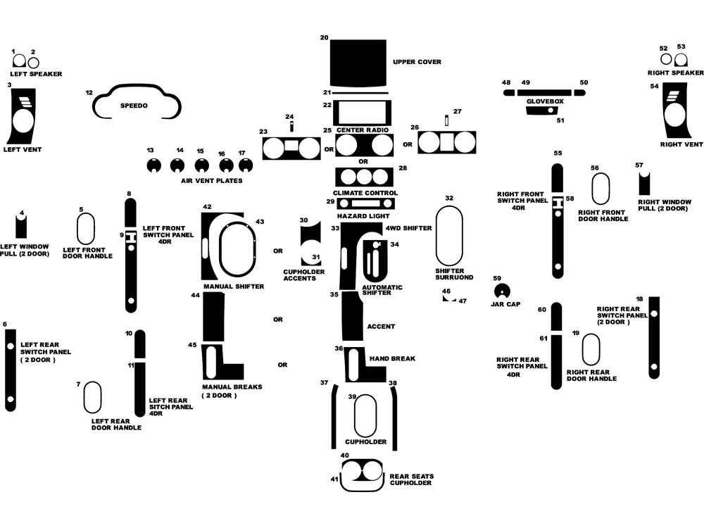 2010 jeep wrangler parts diagram