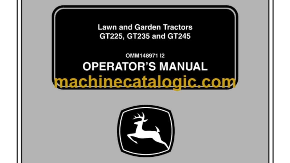 john deere gt225 parts diagram