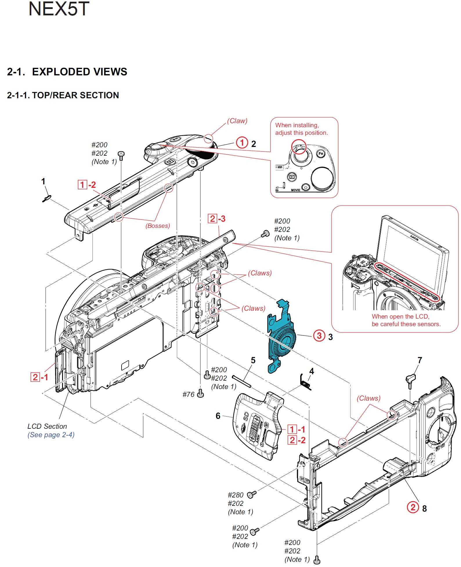 sony a7iii parts diagram