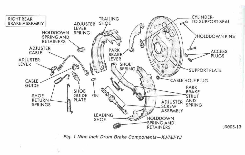 jeep cherokee front end parts diagram