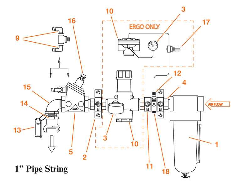 air regulator parts diagram