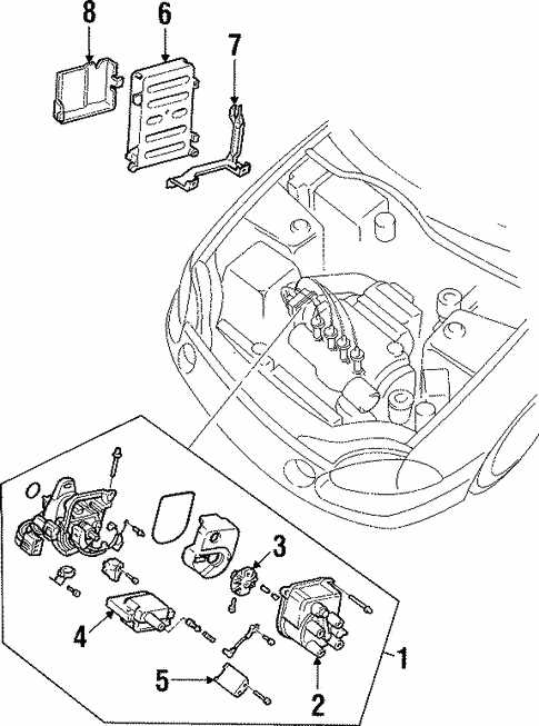 1996 honda civic parts diagram