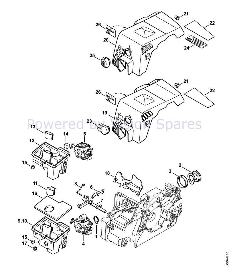 stihl 018 parts diagram