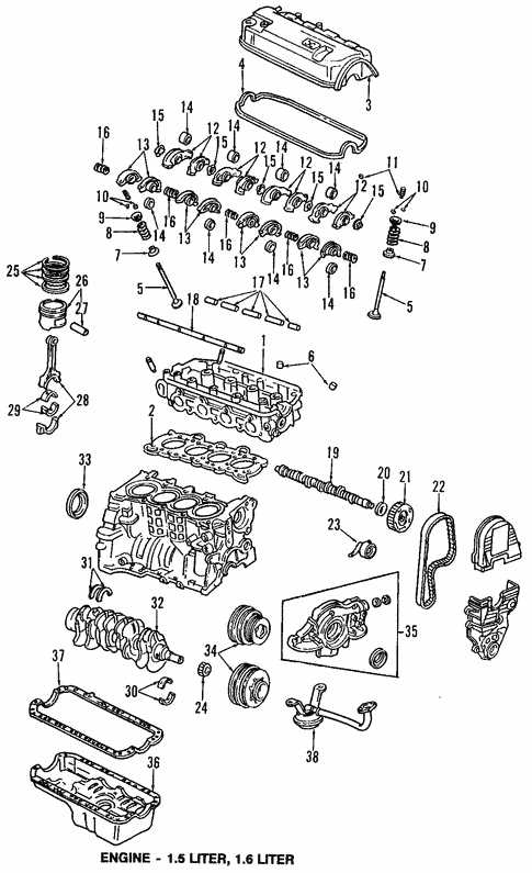 2017 honda civic parts diagram