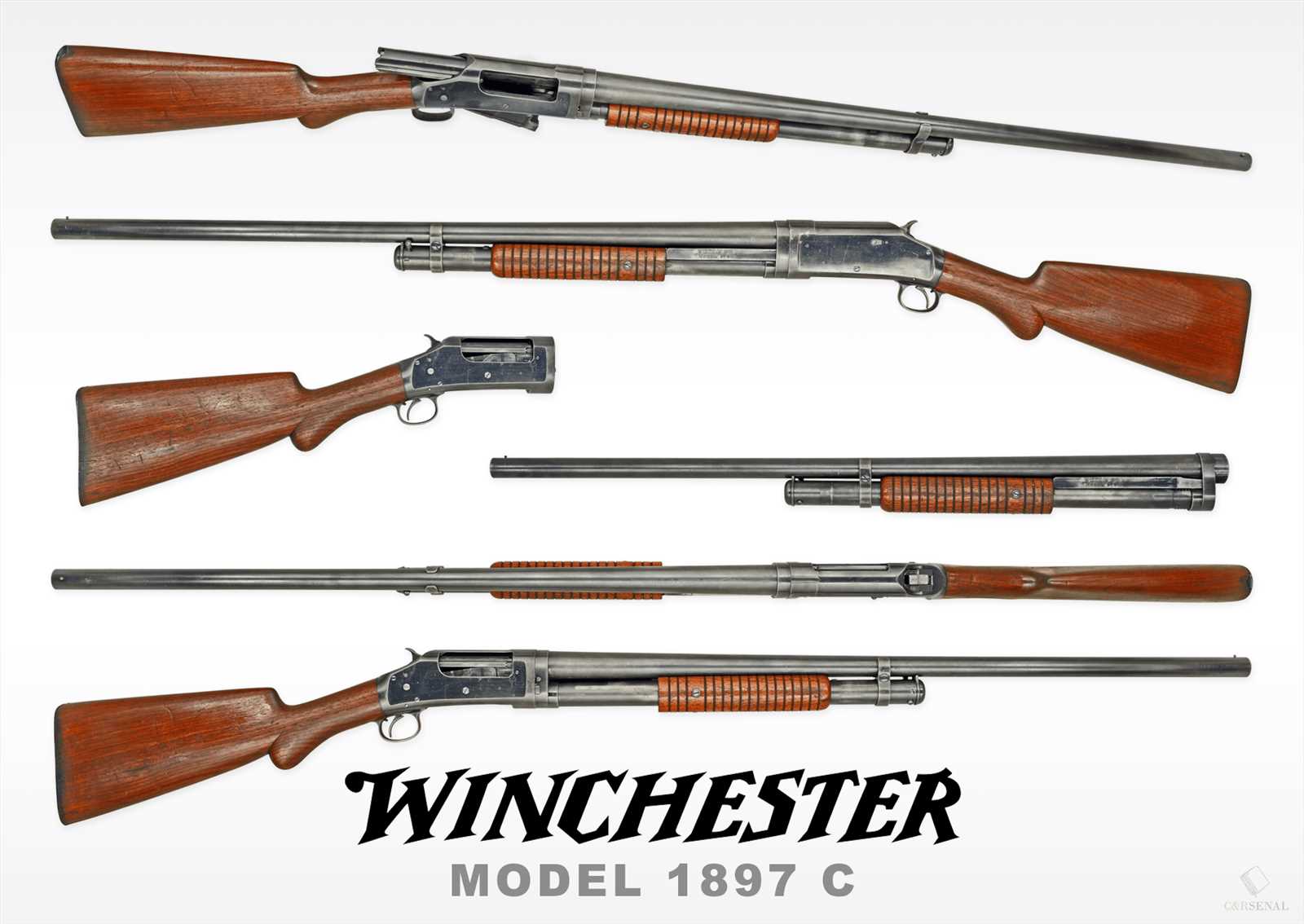 winchester model 1897 parts diagram